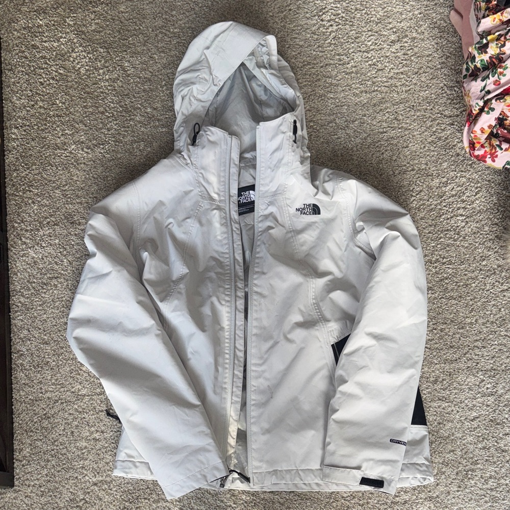 The North Face Women's Light Gray Raincoat